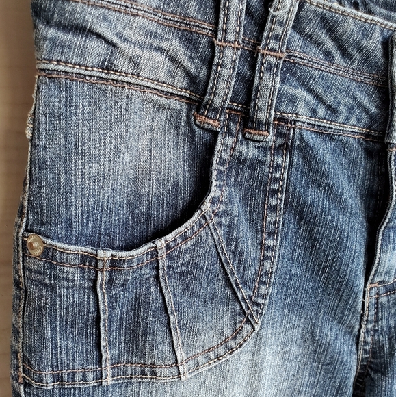 Candie's Button-Accent Denim Bermuda Shorts - Picture 8 of 16